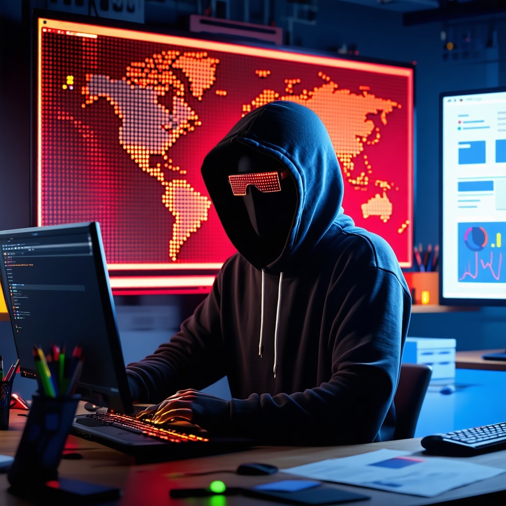 Ransomware Attack on UK NHS Provider with some red colors