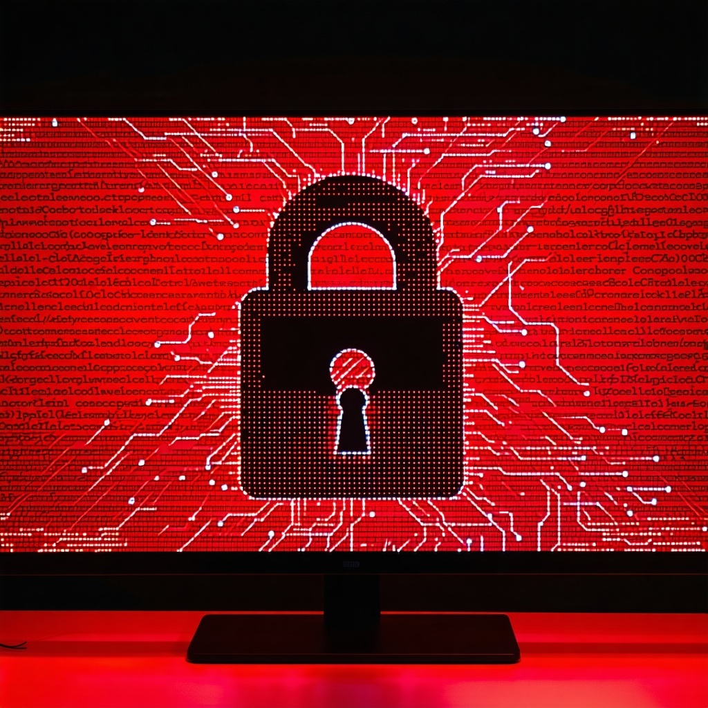 Ransomware Attack on a North American Investment Firm with a bit red colors-1