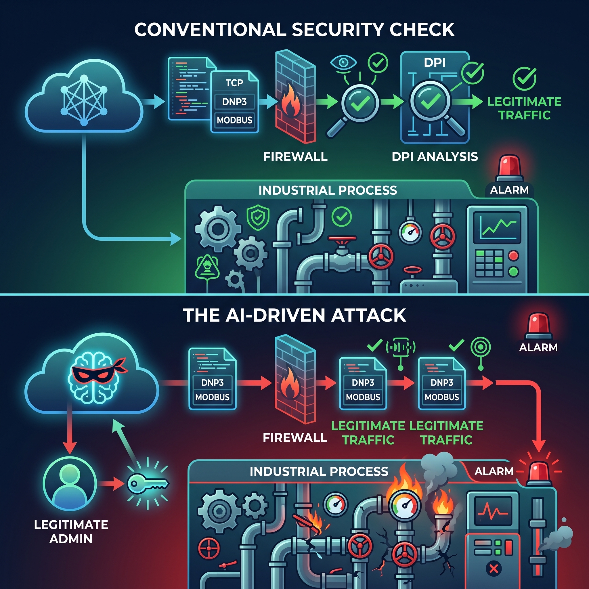 Image 2. Packet inspection tools fail to filter intrusions disguised as normal traffic