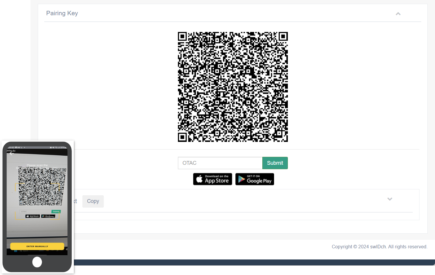 OTAC auth 2