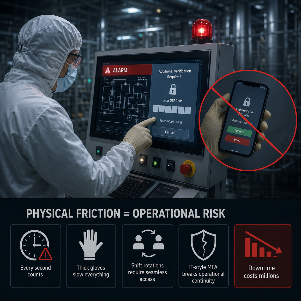 Physical Friction Thick Protective Gloves and Shift Rotations