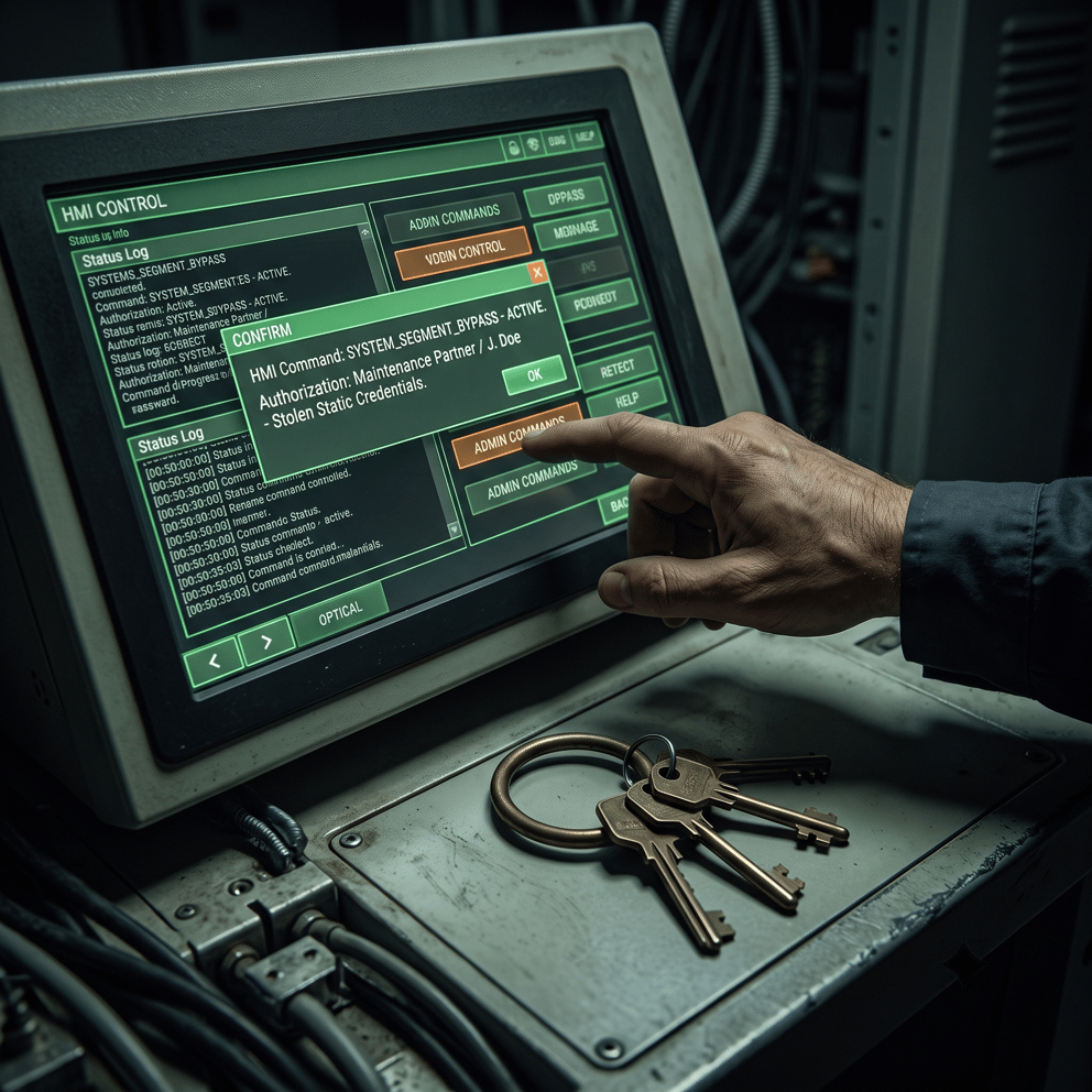 The structural risk of permanently open static credentials
