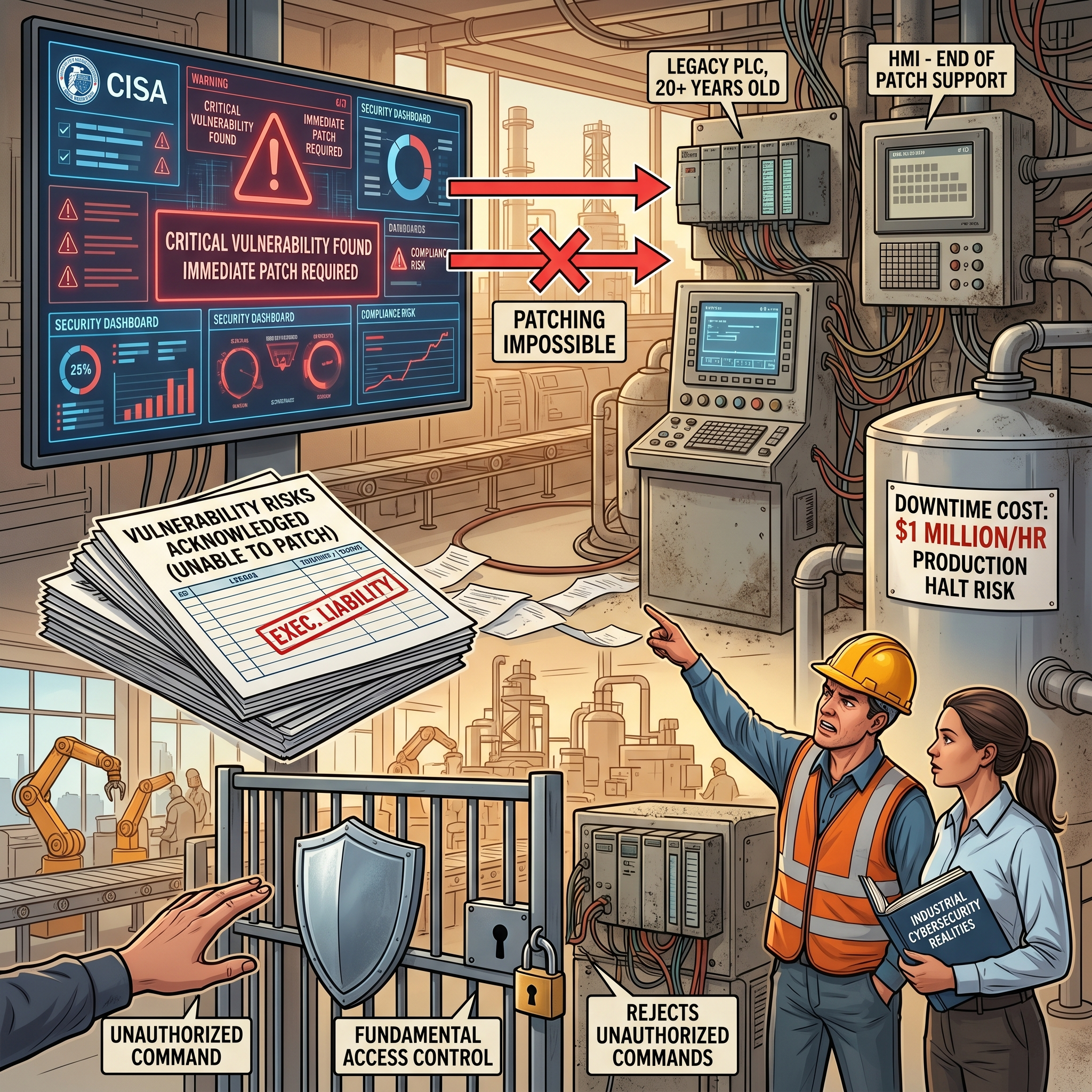 The unrealistic security limits facing unpatchable legacy infrastructure