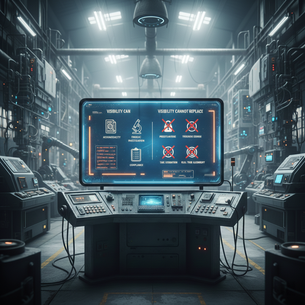 What Visibility Can Support and What It Cannot Replace