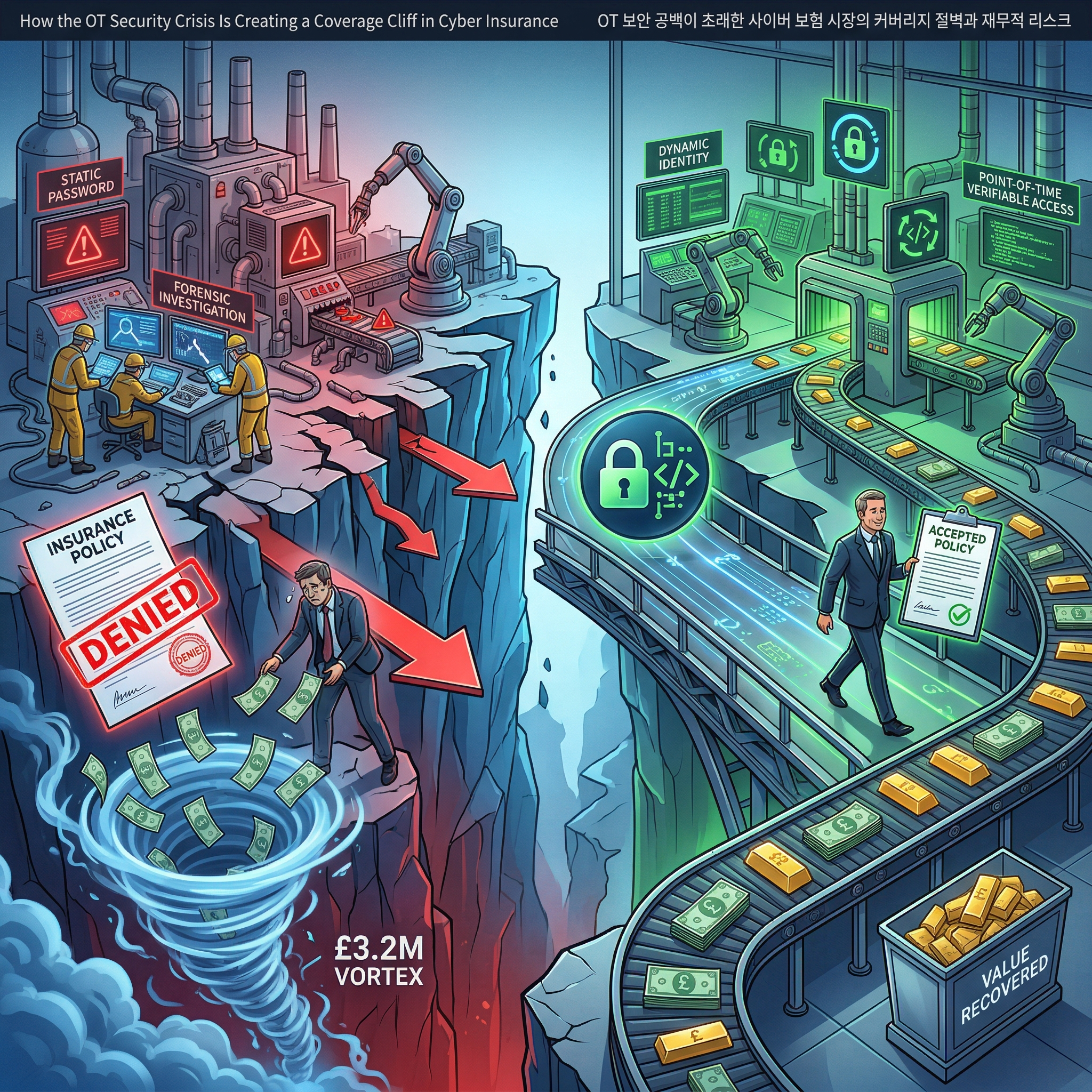 How the OT Security Crisis Is Creating a Coverage Cliff in Cyber Insurance